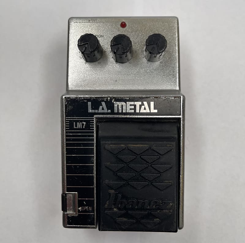 Ibanez LA Metal LM7 1980s - Silver | Reverb