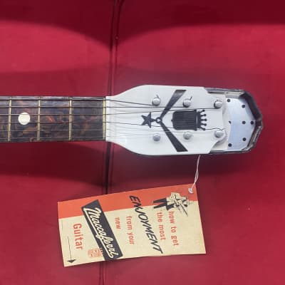 Maccaferri G30 Acoustic Guitar 1950's - Plastic with Original Hang Tag image 8