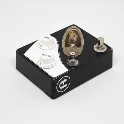 CopperSound Strategy Boost Overdrive Guitar Effects Pedal Relic'd Black & White image 7