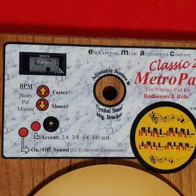 Vic Firth/Emad Classic 2 Metronome Practice Pad W/Snare Beads & Vic Firth Sticks - See Video image 6