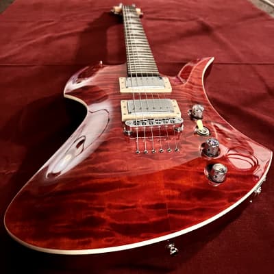 B.C. Rich Mockingbird Quilted Red Maple image 6