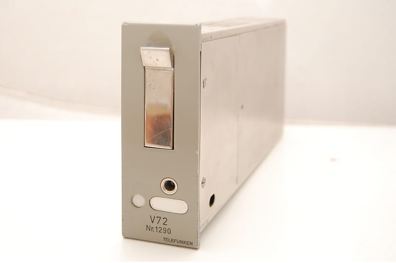 Vintage Rare Telefunken V72 Tube Mic Preamp | Reverb Vintage Rare Telefunken V72 Tube Mic Preamp | Reverb