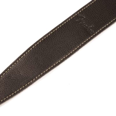 Genuine Fender 2" Artisan Leather Strap - Black 099-0621-006 image 2