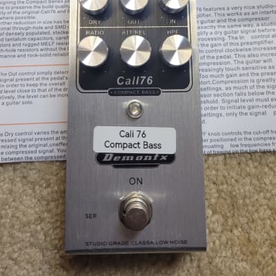ベース demonfx call76 美品】Call76 COMPACT BASS ベース用コンプDemonfx - メルカリ