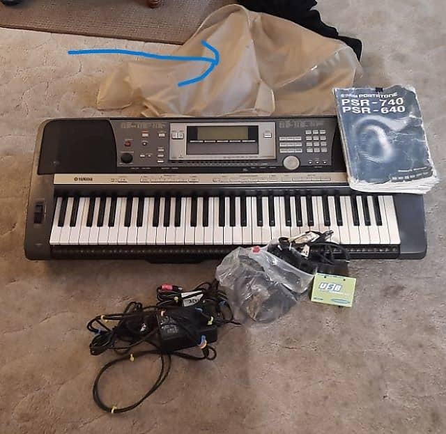 Yamaha PSR 640 Keyboard workstation PSR 640 1999 grey n Reverb