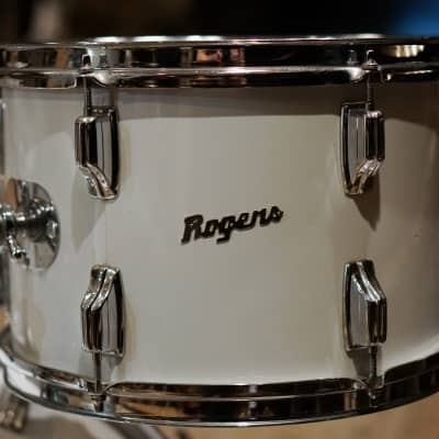 Rogers 13/16/22" Drum Set - 1970s White Cortex image 4