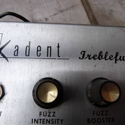 Kadent Treblefuzz Treble boost Fuzz tone  1960's chrome image 5