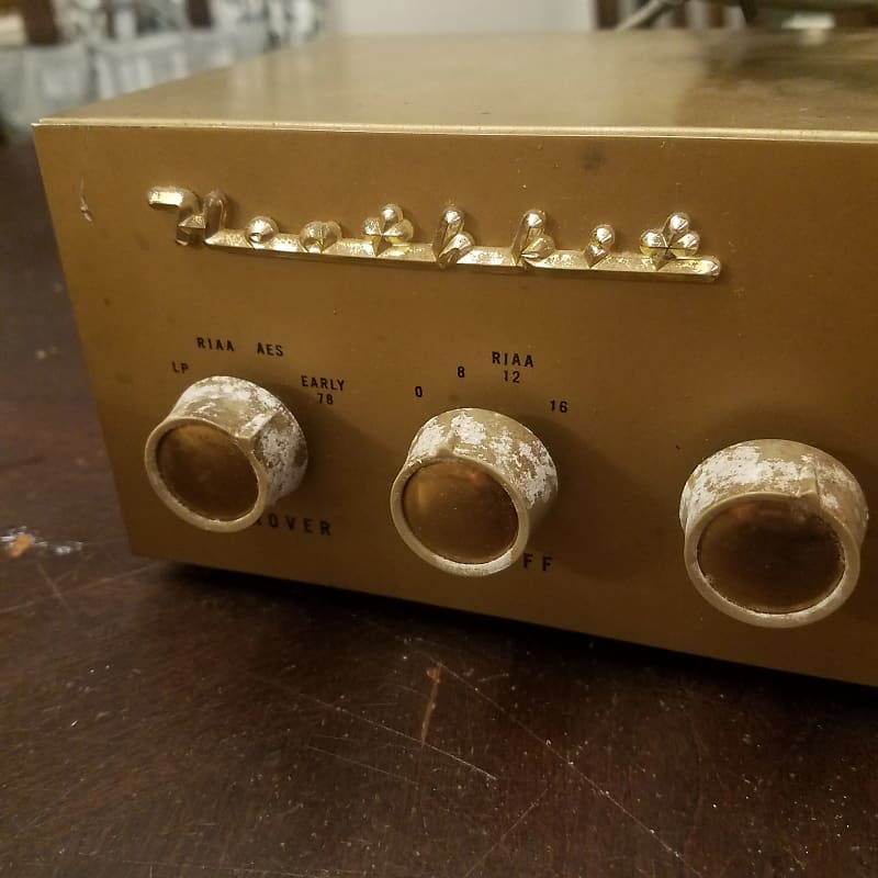 Heathkit WA-P2 Mono Tube Preamplifier Control Amp 1956 - Gold