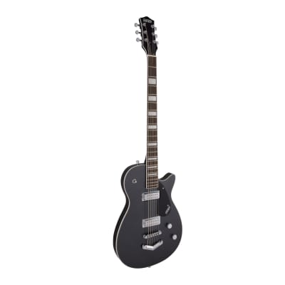 Gretsch G5260 Electromatic Jet Baritone Solid Body 6-String Electric Guitar with V-Stoptail, 12-Inch Laurel Fingerboard, and Bolt-On Maple Neck (Right-Handed, London Grey) image 3