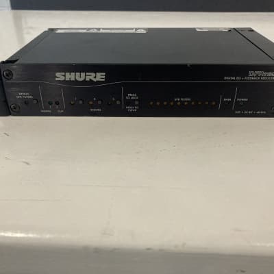 Shure DFR11EQ Half Rack 1U Digital Feedback Reducer Equalizer EQ w/Filters  Mount | Reverb