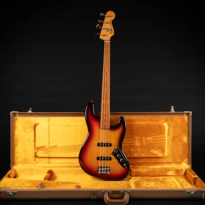 2010 Fender USA Jaco Pastorius Artist Series Signature Fretless Jazz Bass RW - 3-Color Sunburst | OHSC for sale