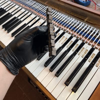 Hohner Combo Pianet with built-in transistor amp, rare model (completely restored) image 20