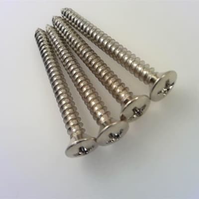 True Custom Shop® Nickel Neck Plate Mounting Screws for Fender Bass and Guitars