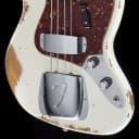 Fender Custom Shop 1961 Jazz Bass Heavy Relic Aged Olympic White (754)