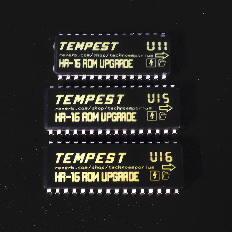 Alesis HR-16 parts - DSI Tempest ROM chipset image 1