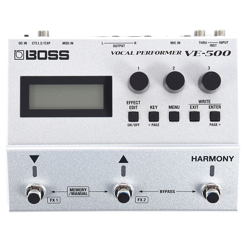 Boss VE-500 Vocal Performer Pedal | Reverb