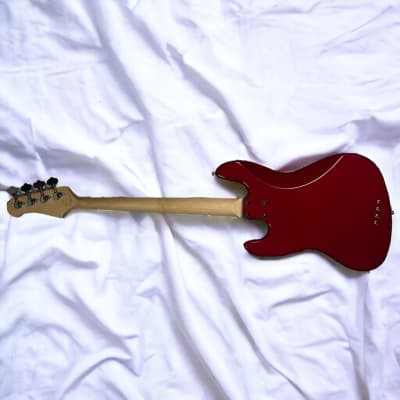 Lakland Skyline 44-60 (Joe Osborn) Custom, Candy Apple Red / Rosewood *Floor Demo = Save $! image 4