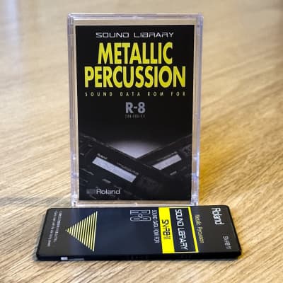 Roland R-8 / R-8m / R-8 MKII | SN-R8-11 METALLIC PERCUSSION | Waveform ROM Voice Card |