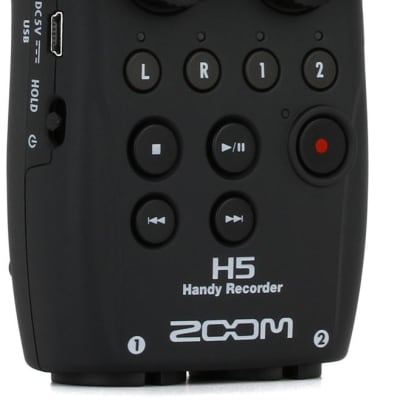 Zoom H5 4-channel Handy Recorder  Bundle with Zoom SGH-6 Shotgun Mic Capsule image 3