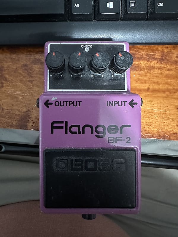Boss BF-2 Flanger 1980-1984 (Black Label) Made In Japan | Reverb