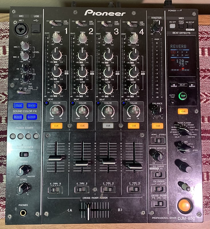 【Pioneer DJM-850 プロフェッショナルミキサー】 Pioneer DJM-850 プロフェッショナルミキサー】