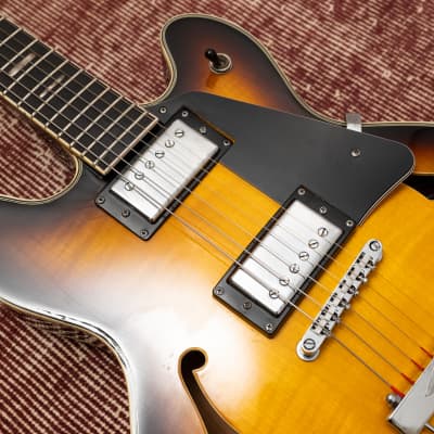 🎸 1970's Greco SA-500 (ES-390) Hollow Body Guitar MIJ - Brown Vintage Sunburst image 3