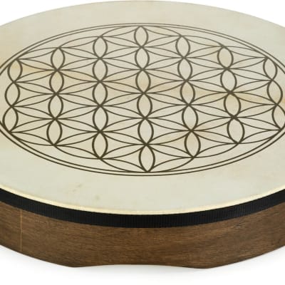 Meinl Sonic Energy 16-inch Hand Drum - Flower of Life image 1