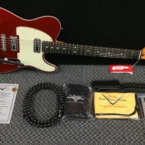 Fender Custom Shop Double TVJ Telecaster with B-5 Bigsby 9230100006 2013 Dakota Red image 10