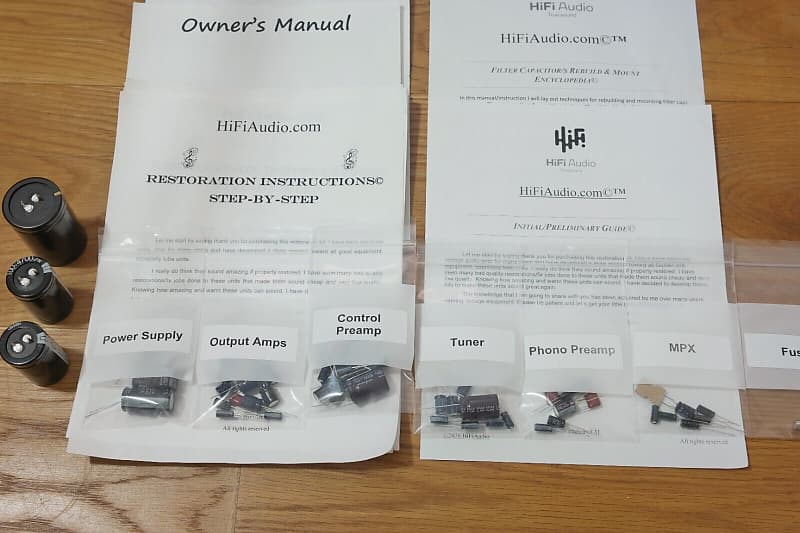 Heathkit AR-15 restoration kit filter capacitor repair rebuild fix  			