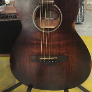 Ibanez AVN4 VMS Artwood Vintage Series Parlor Acoustic Guitar Vintage Mahogany Sunburst