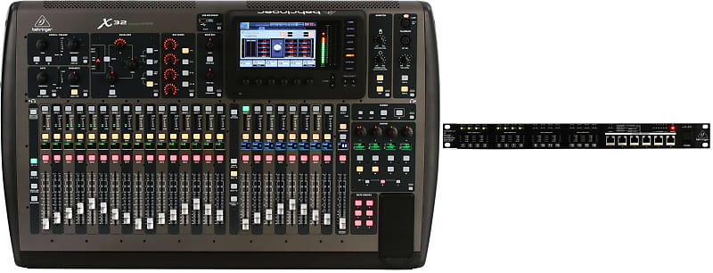 Behringer X32 40-channel Digital Mixer  Bundle with Behringer Powerplay P16-I 16-channel Input Module image 1