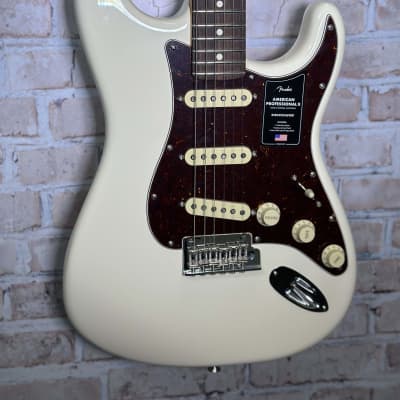 Fender American Professional II Stratocaster Electric Guitar - Olympic White (Philadelphia, PA) image 1