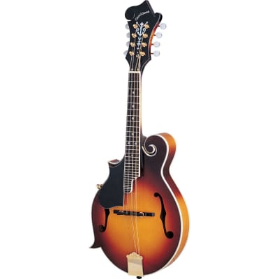 Oscar Schmidt OM40LH Left-Handed F-Style Acoustic Mandolin, Tobacco Sunburst image 1