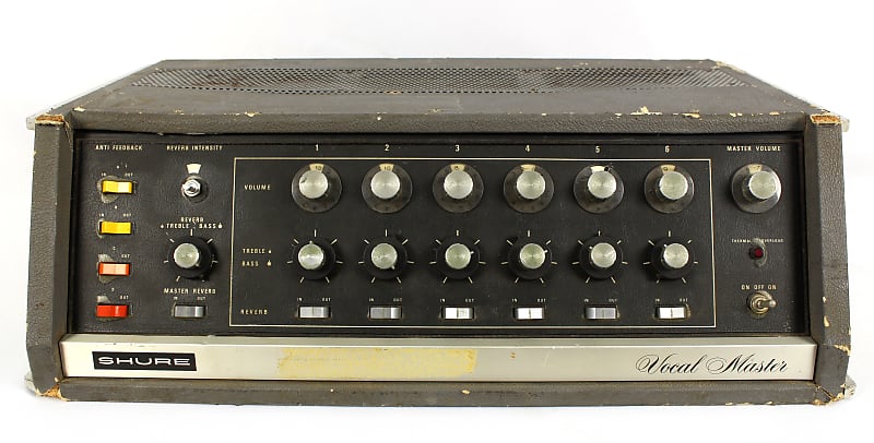 Vintage Shure Vocal Master VA 300-C Control Console PA Head Mic Mixer PROJECT! image 1