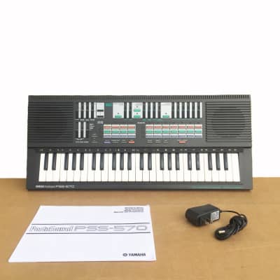 Yamaha PSS-580 80s Portasound FM MIDI keyboard digital synth 