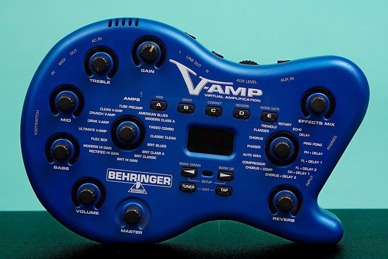 Behringer V Amp Virtual Guitar Amplifier MultiEffects Reverb