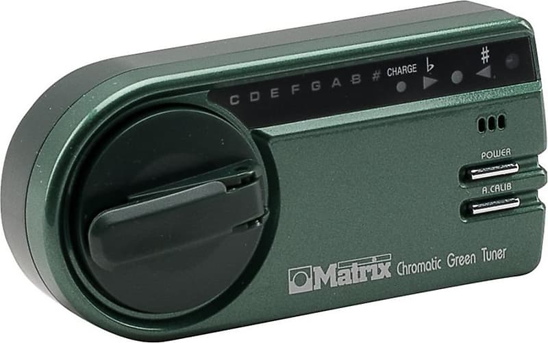 Matrix GSR1000 Green Rechargeable Guitar Tuner image 1