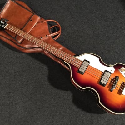 Greco Violin Bass Sunburst 1966 | Reverb