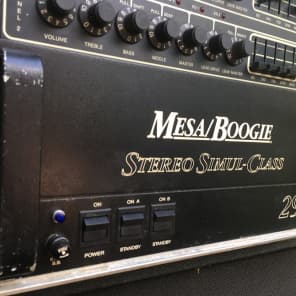 Mesa Boogie Quad Preamp/Simul-Class Stereo 295 Power Amp 1987 Black image 8