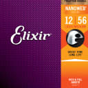 Elixir Strings 16077 Acoustic Phosphor Bronze w/Nanoweb Coating Lite Medium 12