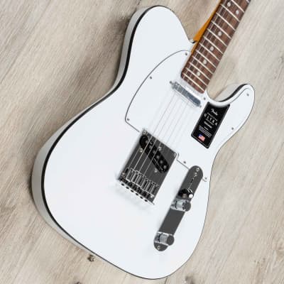Fender American Ultra Telecaster Guitar, Rosewood Fingerboard, Arctic Pearl image 2