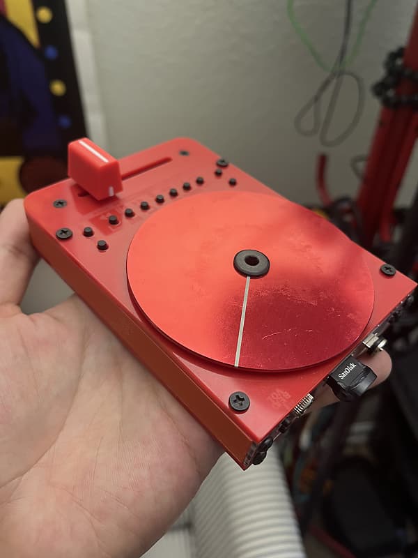 Portablism SC500 Digital Scratch Instrument - All Red (RARE