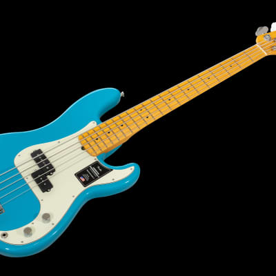 Fender American Professional II Precision Bass V MN - Miami Blue image 2