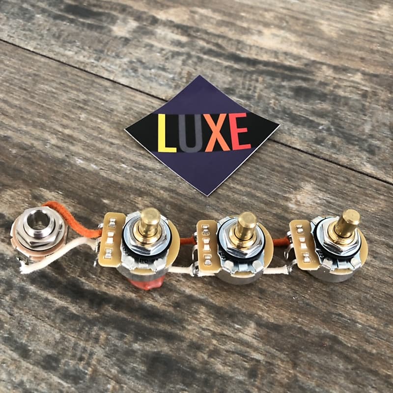 Fender Jazz Bass Wiring Harness Vintage Red Dime Luxe Reverb UK