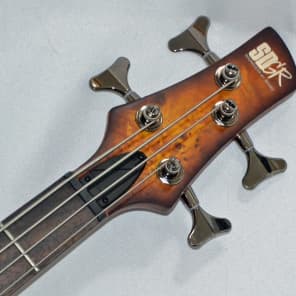 Ibanez SR500PB 4 String Bass Guitar Brown Burst w/ Bartolini MK1-4-F image 4
