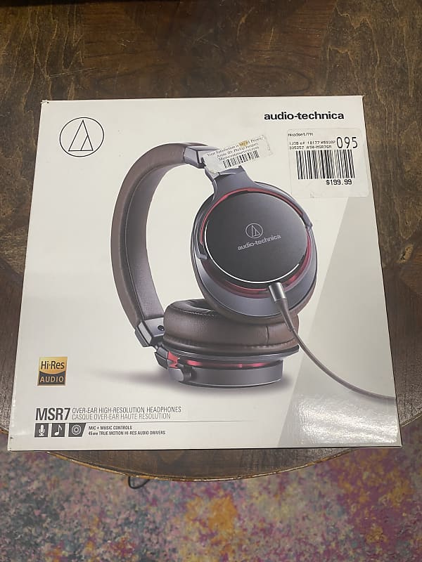 Audio-Technica ATH-MSR7BGM Closed back Headphones - 36 Ohms 2019 - Present - Gunmetal  			