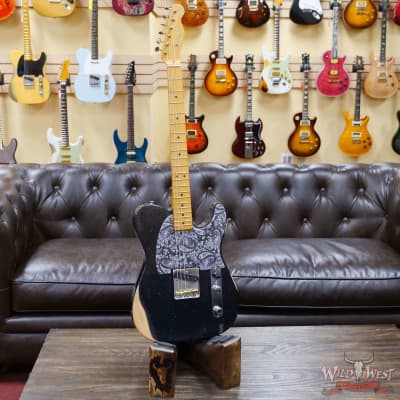 Fender Brad Paisley Esquire Road Worn Black Sparkle 5 LBS 14 OZ image 6