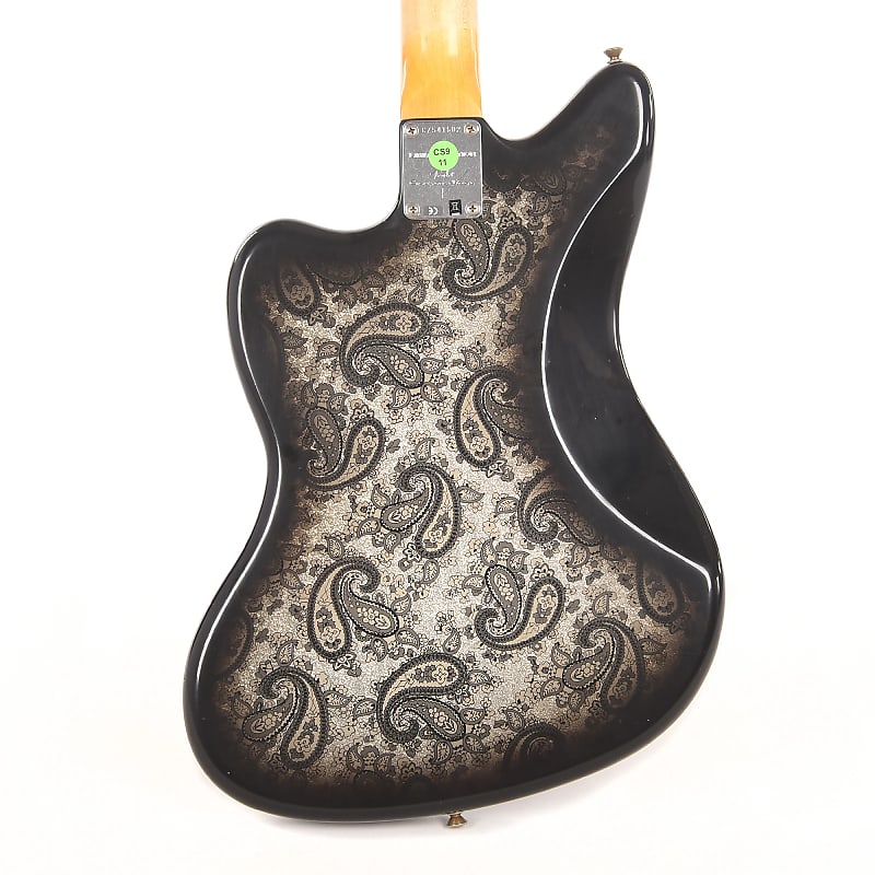Fender Custom Shop Limited Edition Black Paisley Jazzmaster Journeyman Relic image 4