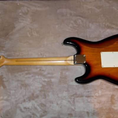 1997 Fender Squier Pro Tone ProTone Stratocaster Fender 3 Tone Sunburst All Original With Gig Bag! image 13