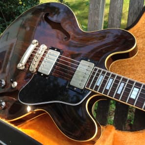 Greco SA-550W MIJ ES-335 Style Japan Lawsuit  Guitar 1978 Walnut Brown image 1